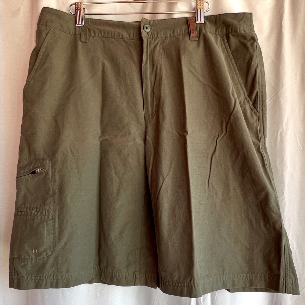 GoLite Casual Hiking Shorts Cotton Nylon Blend Adj. Waist Pockets Men's 38 Gree